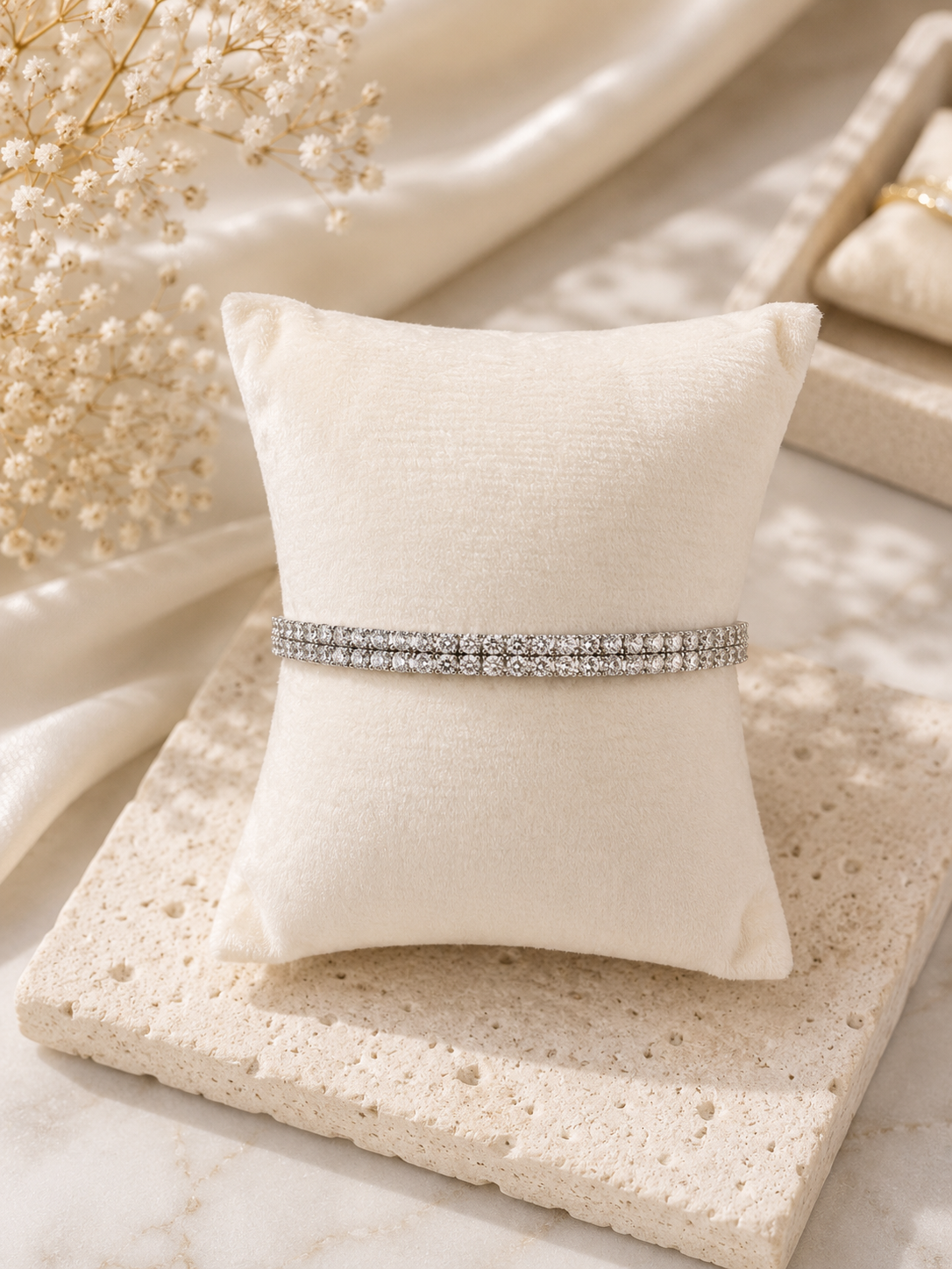Lumière Double Tennis Bracelet