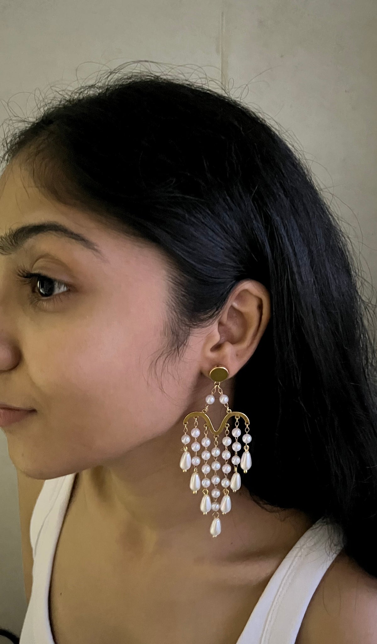 Cascade Pearl Earrings