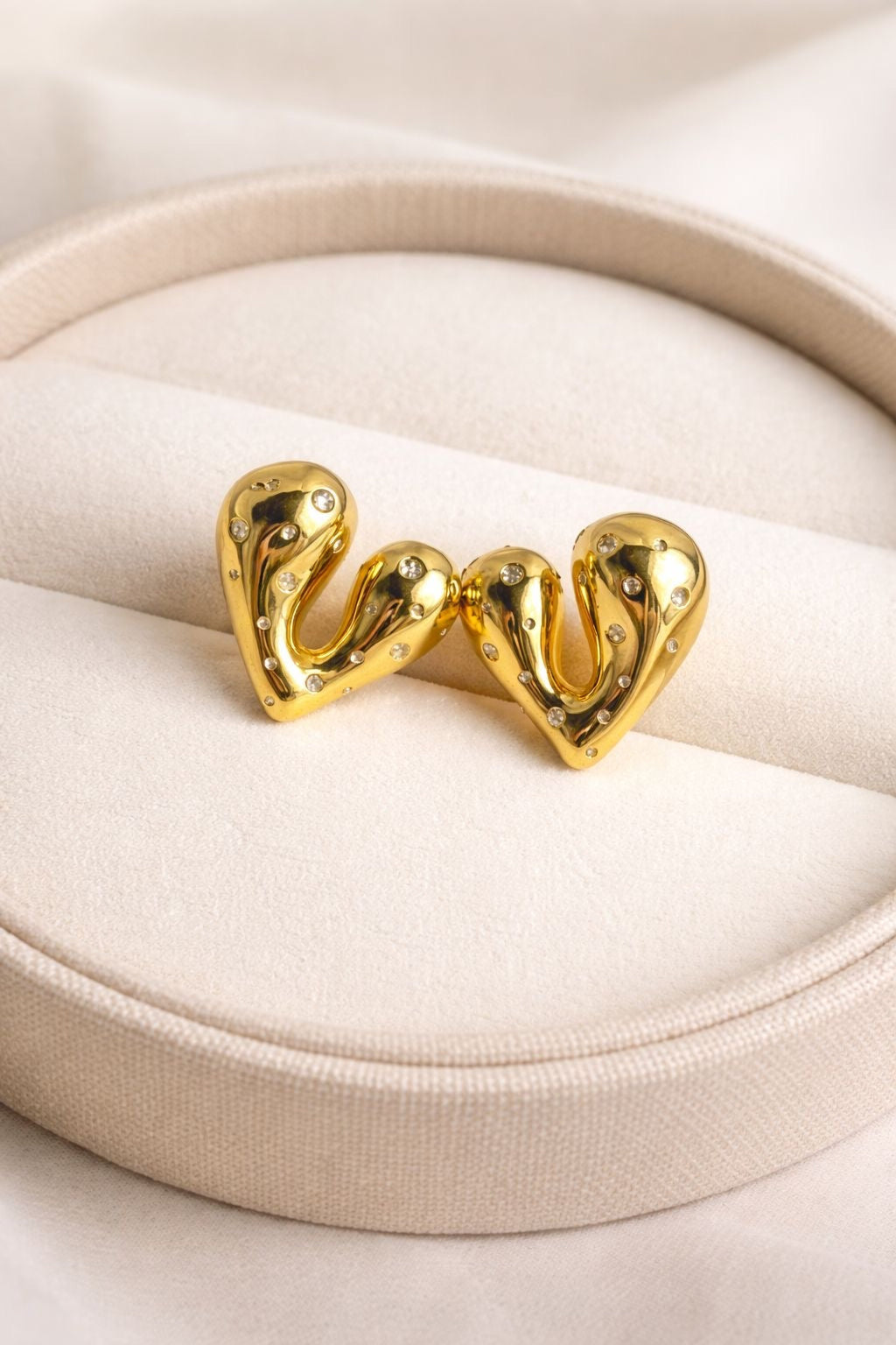 Celia Heart Studs