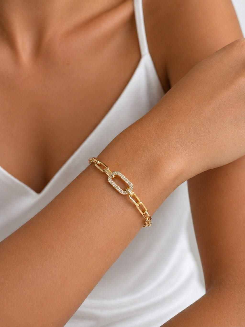 Stone Chain Bracelet