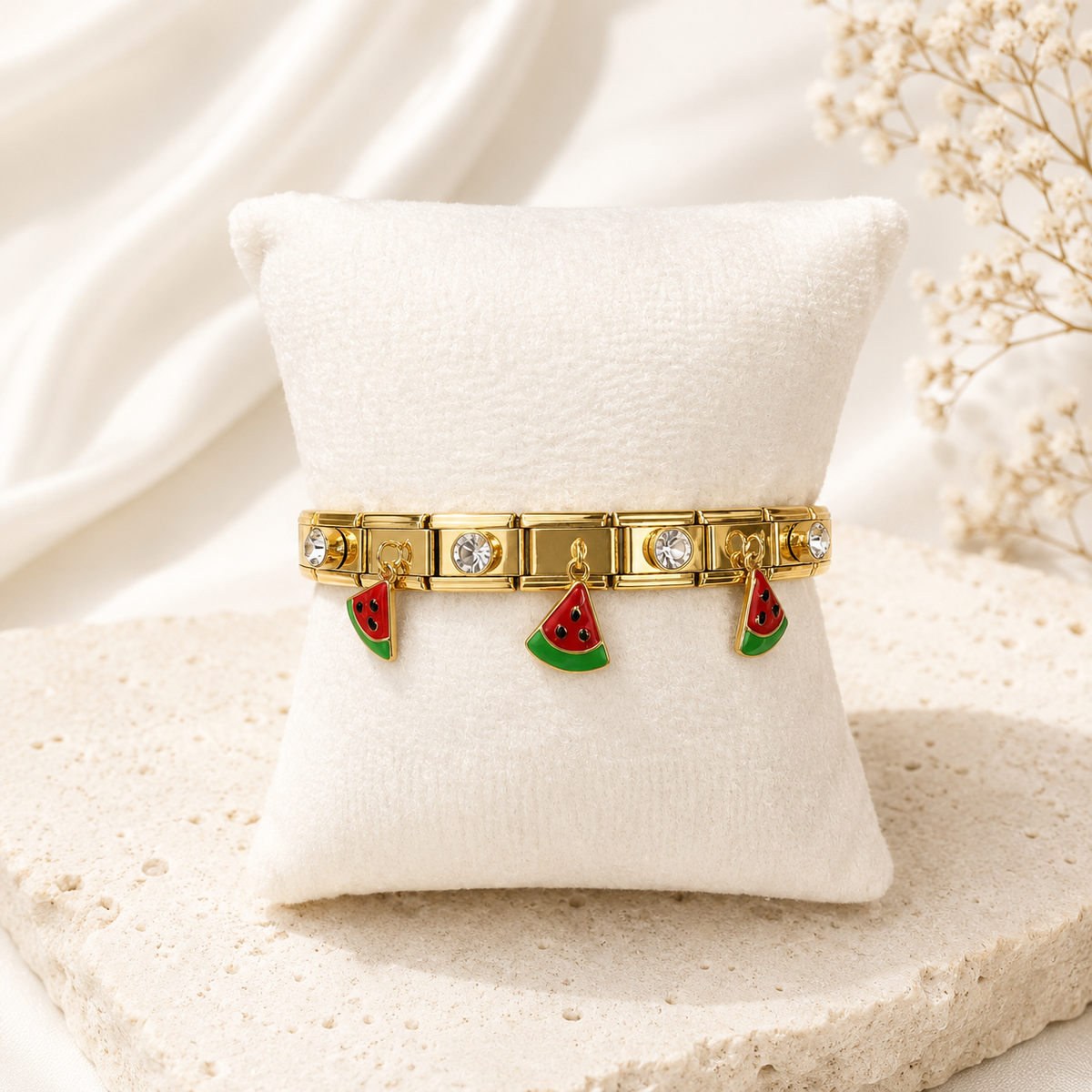 Melon Pop Charm Bangle
