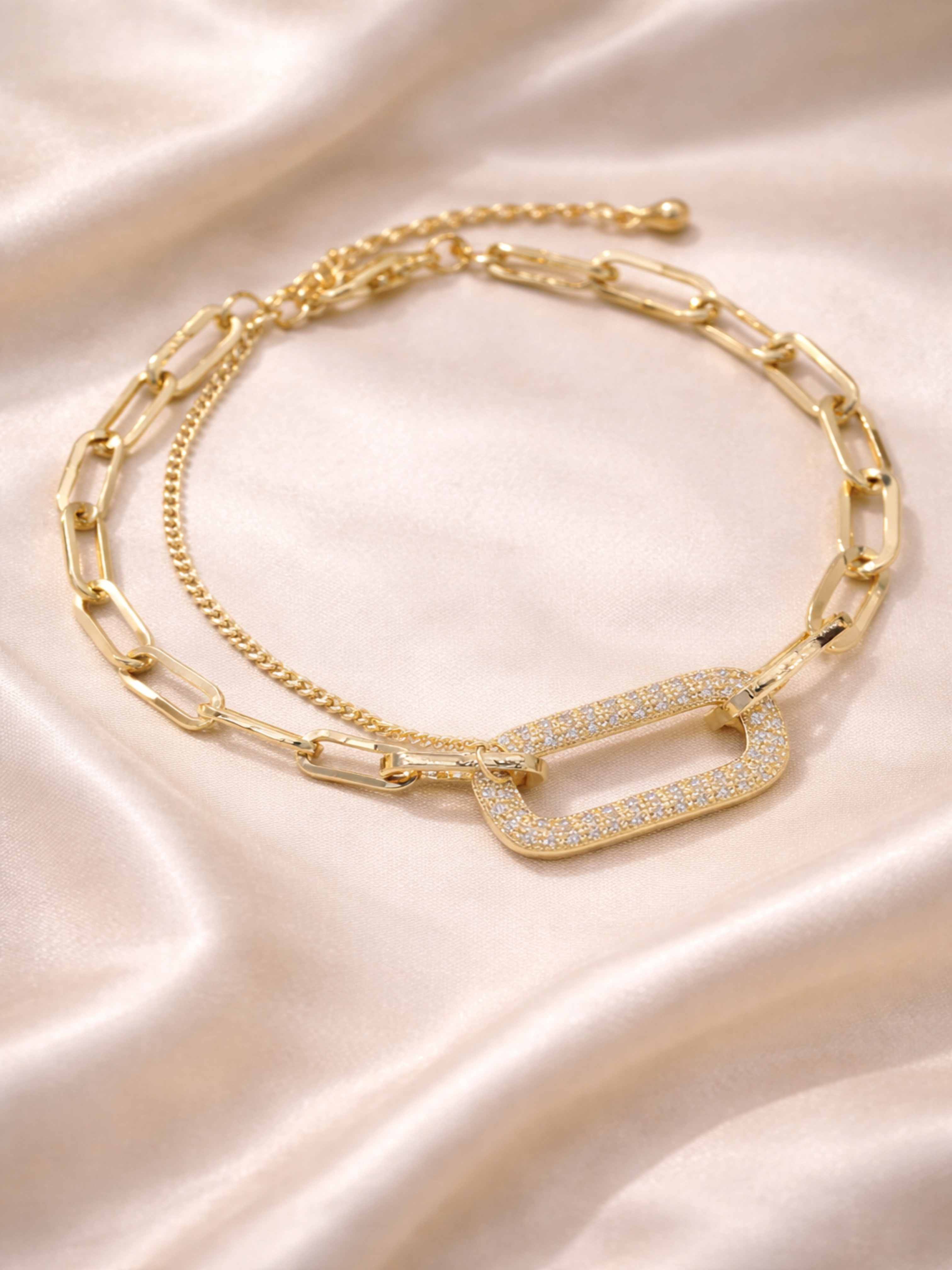 Stone Chain Bracelet