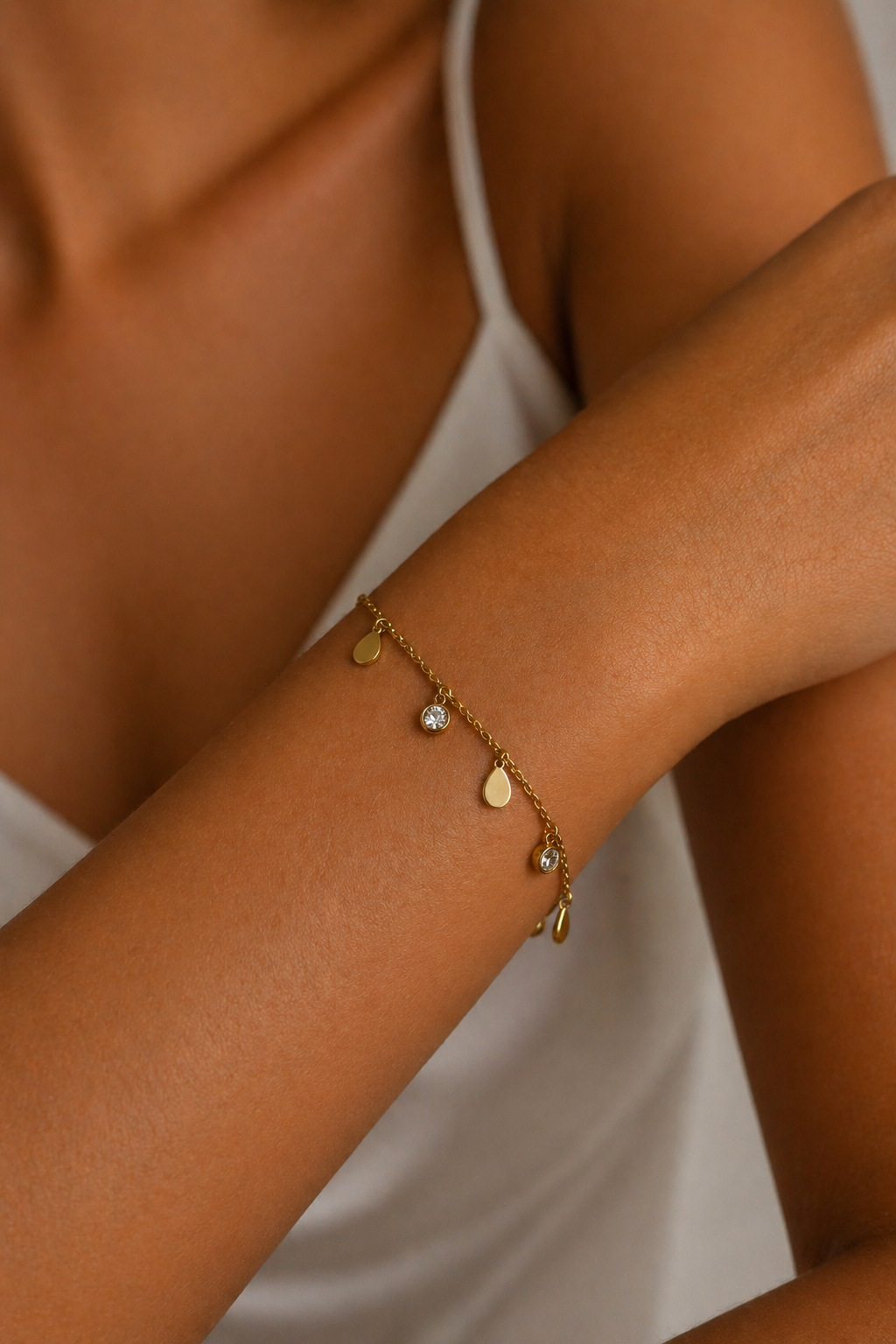 Disc Charm Bracelet