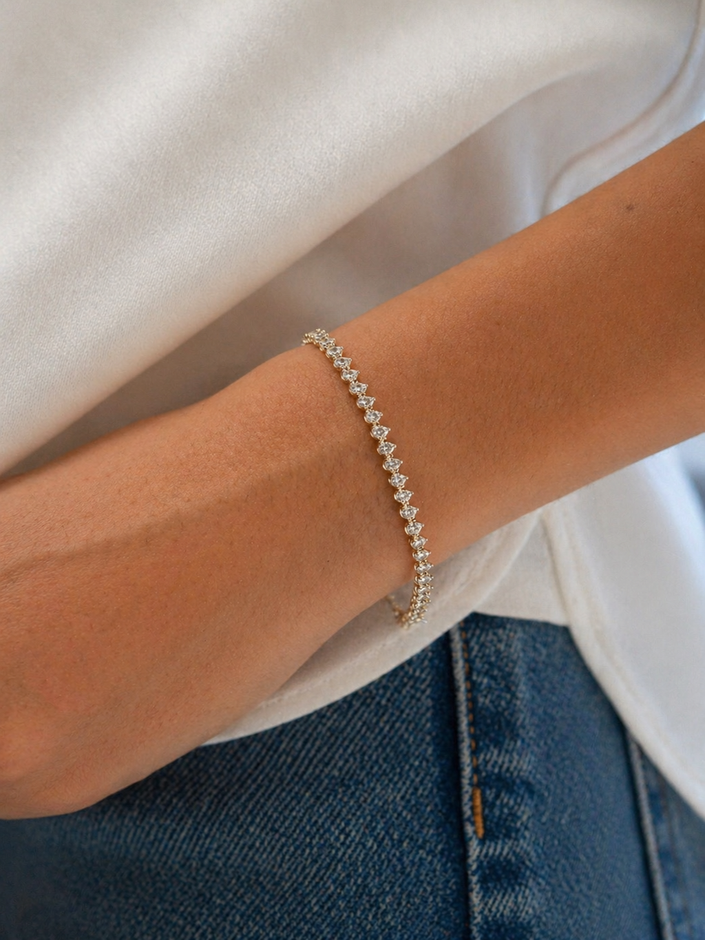Minimal Tennis Bracelet