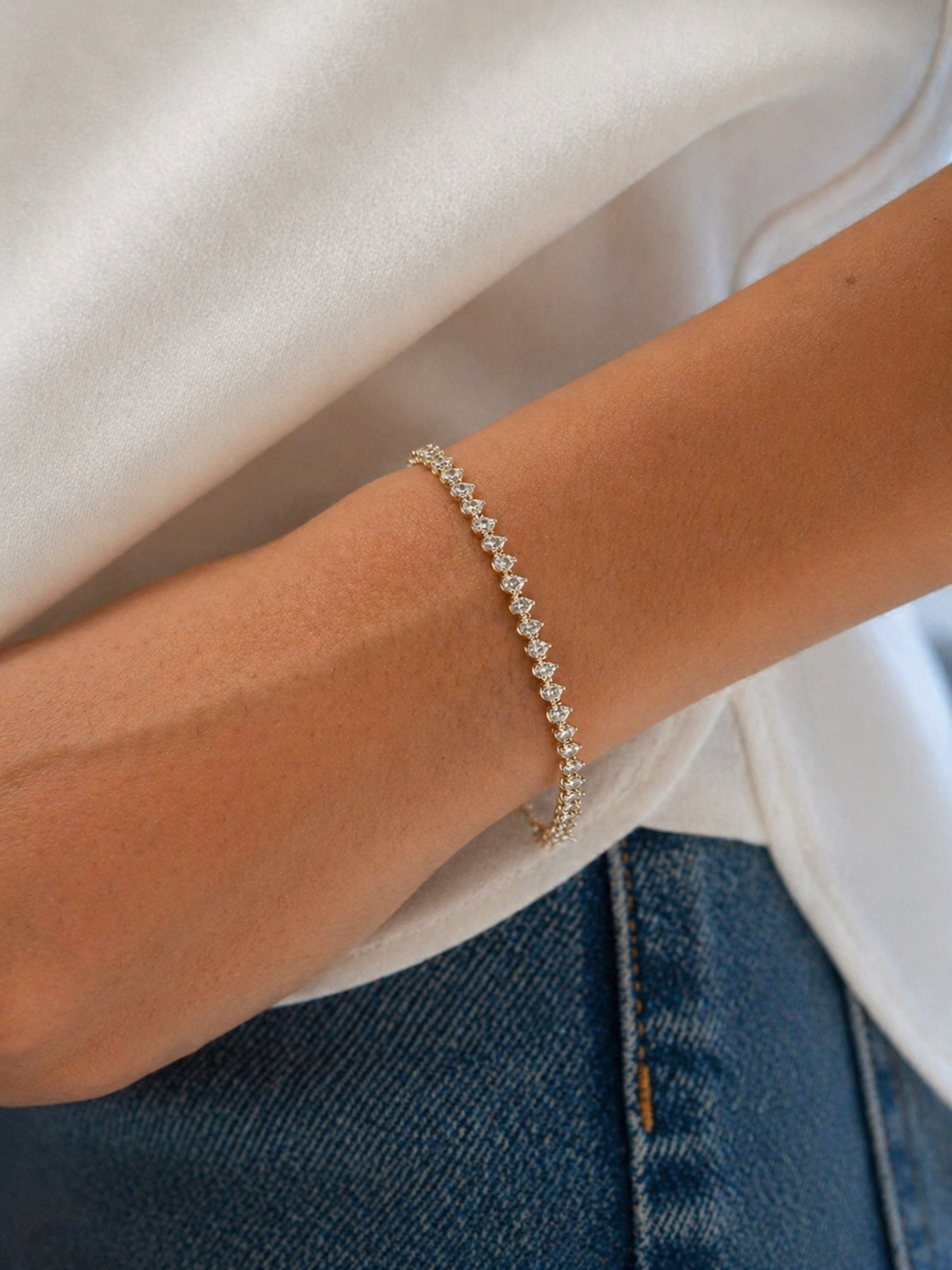 Minimal Tennis Bracelet