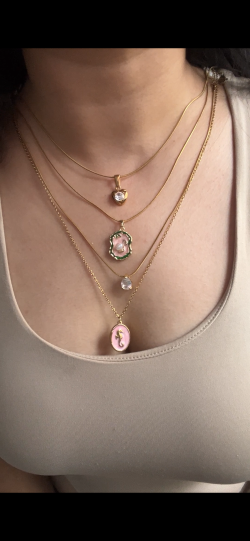 Amora Heart Solitaire Necklace