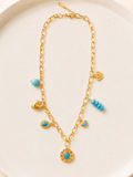 Turquoise Charm Necklace