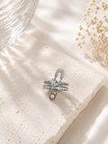 Celeste Safety Pin Ring