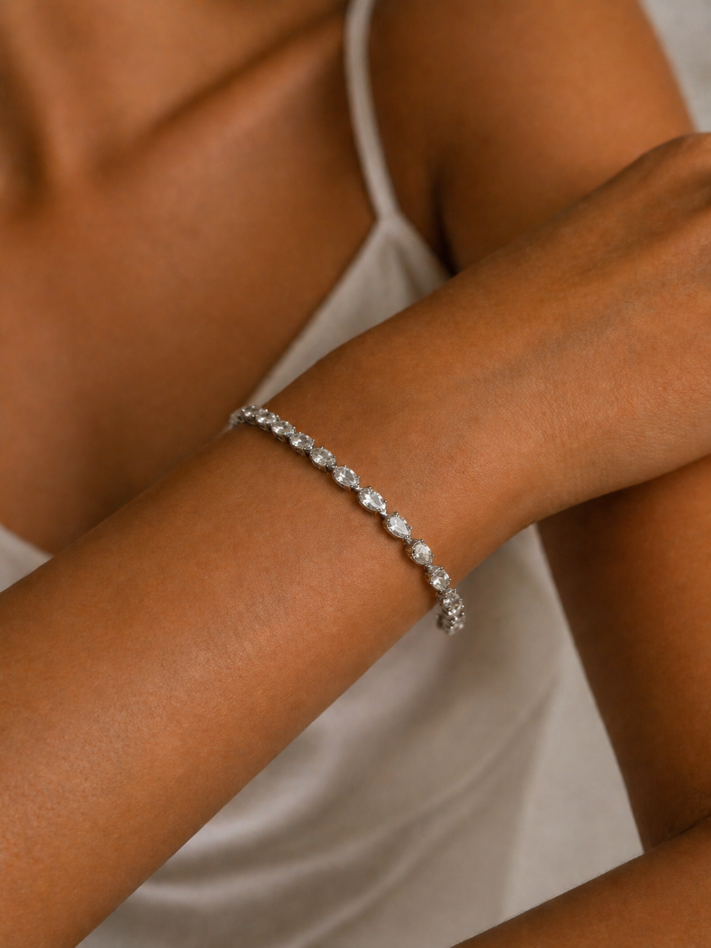 Pear Tennis Bracelet