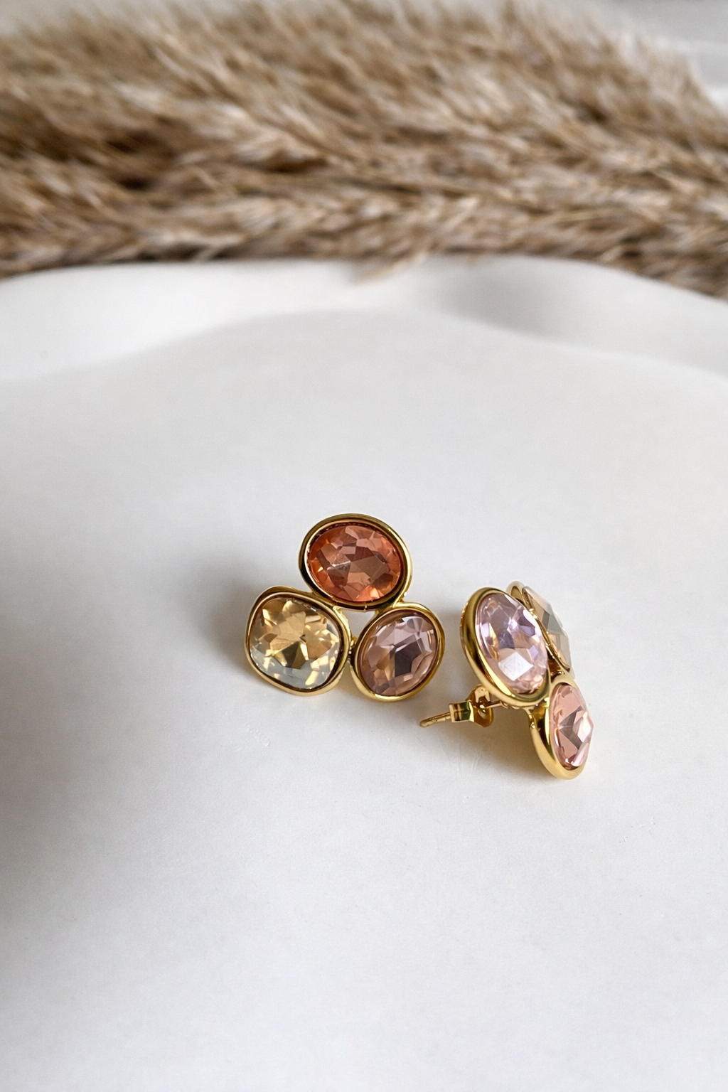Zyra Multi Gem Studs