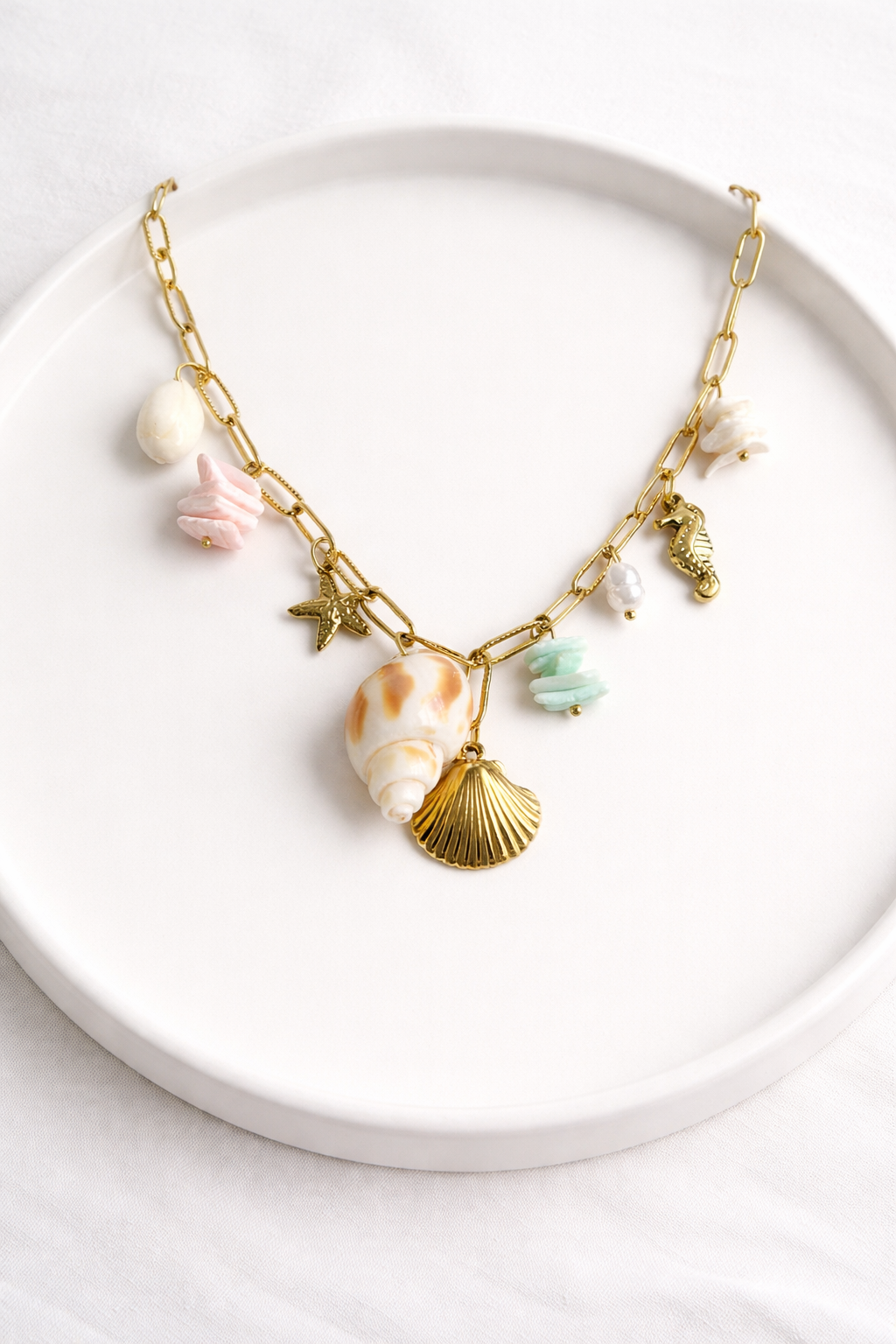 Orla Shell Charm Necklace