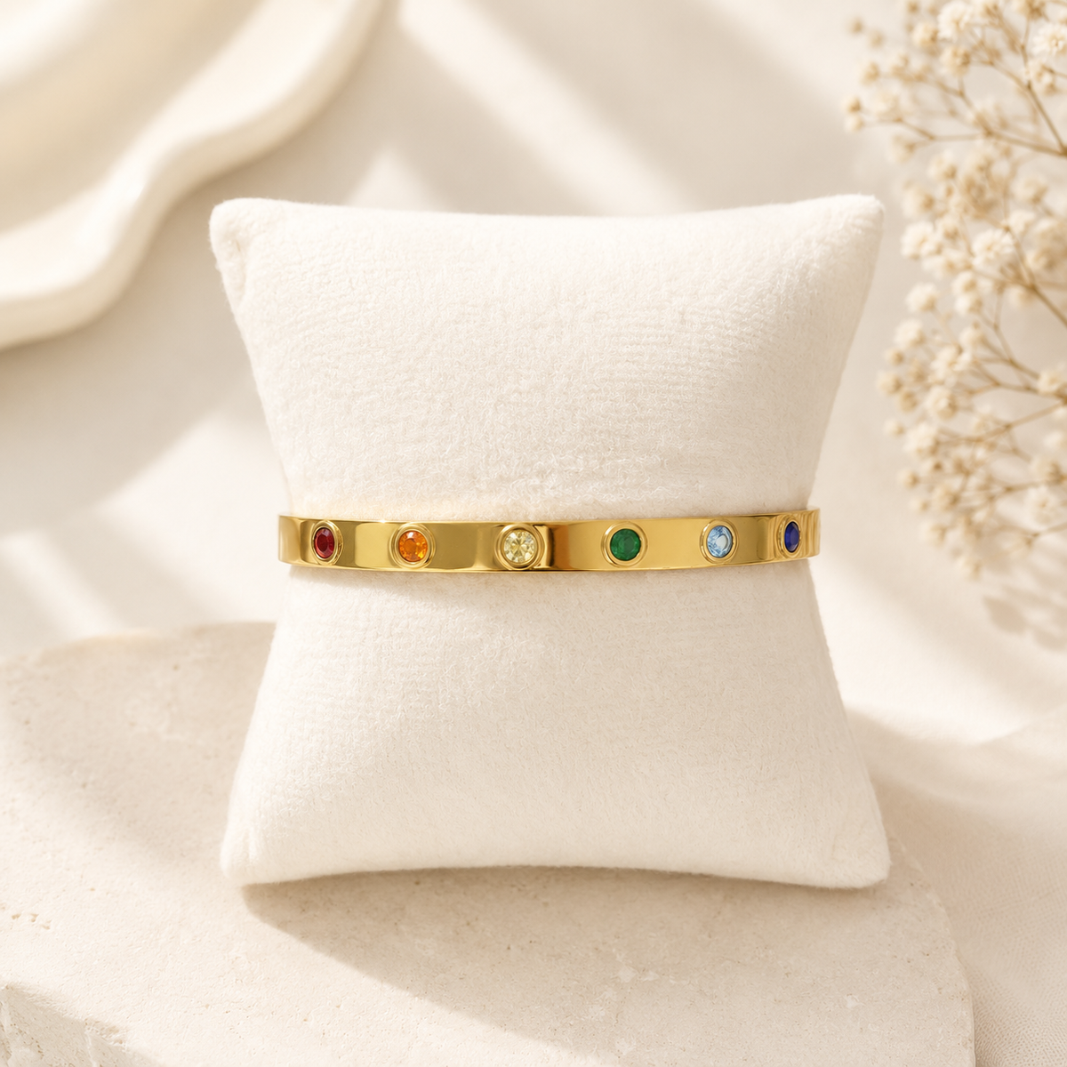 Spectrum Stone Bangle