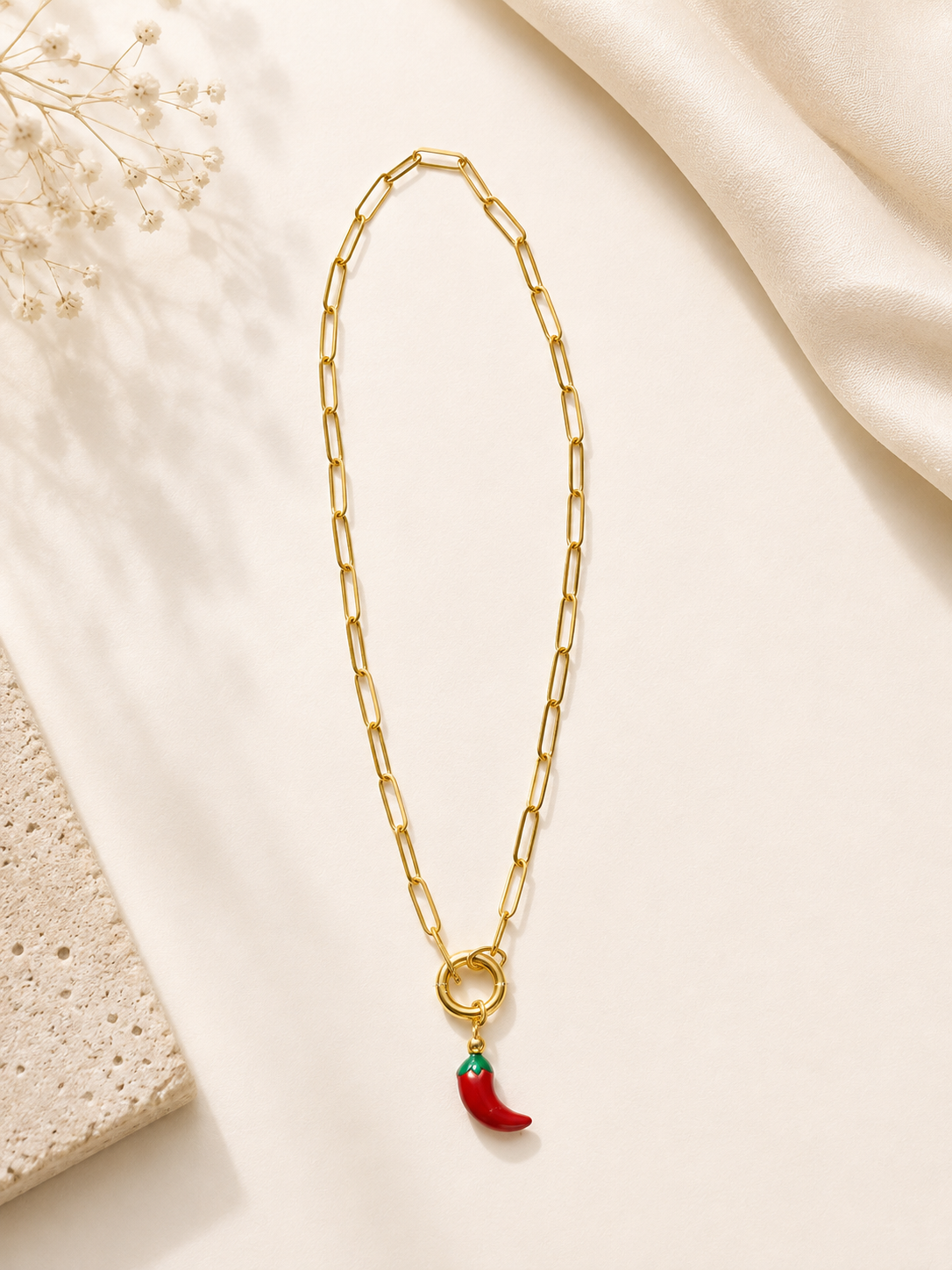 Scarlet Charm Necklace