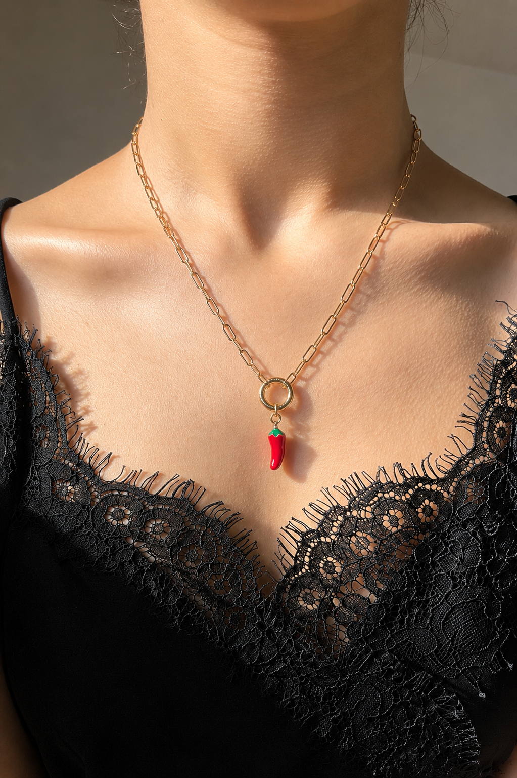 Scarlet Charm Necklace